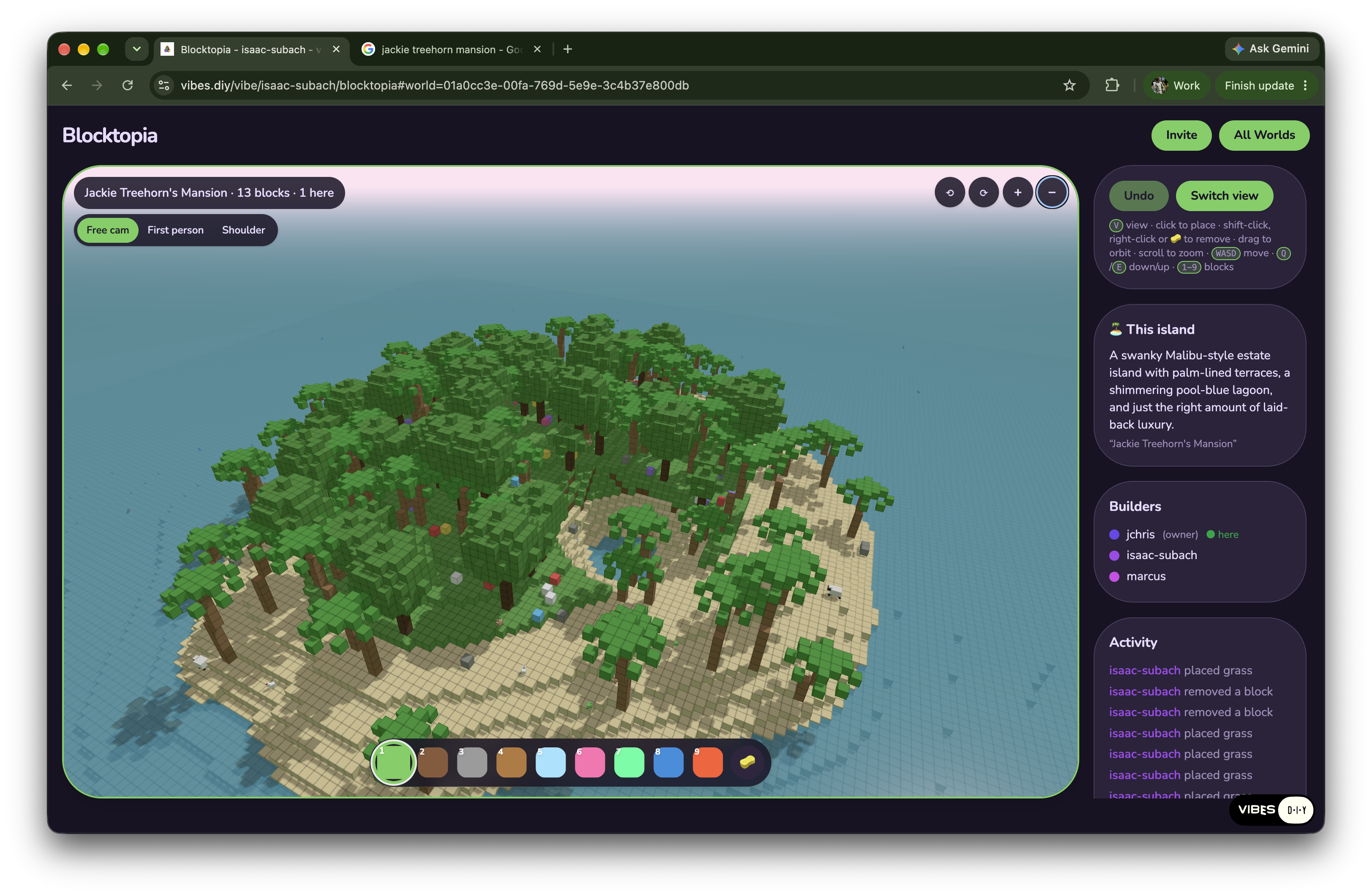 Screenshot of Blocktopia